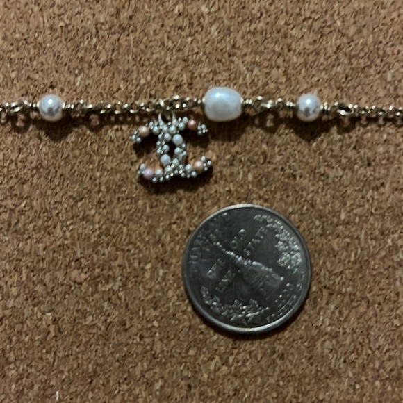 NIB Chanel Pearl CC Bracelet - Picture 7 of 11